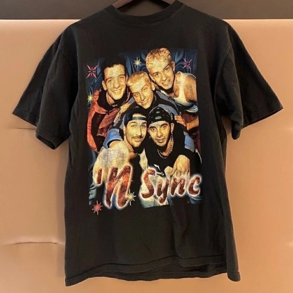 NSYNC Justin Timberlake Retro Pop Music Graphic T-Shirt